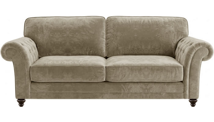 Signature Collection Blenheim 4 Seater Sofa in Celine Bark Fabric